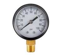 Alta Performance Manometro Retro Montaggio Manometro 0-100 Psi Diametro 50mm