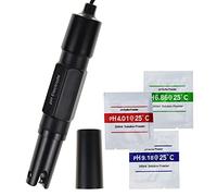 Alta Precisione pH Elettrodo Sonda con BNC Connettore 200cm per Monitor del Misuratore di pH Controllore Test Sensore, Sostituibile Preciso Misure