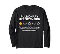Alta Pressione polmonare One Star Valutazione Consapevolezza Divertente Maglia a Manica