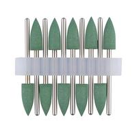 Alta qualità 10 pezzi di fresa in silicone for manicure in gomma for unghie punta da trapano macchina accessori for manicure tampone for unghie lucidatore strumento smerigliatrice durevole(N 10pcs)