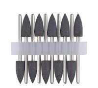 Alta qualità 10 pezzi di fresa in silicone for manicure in gomma for unghie punta da trapano macchina accessori for manicure tampone for unghie lucidatore strumento smerigliatrice durevole(Q 10pcs)