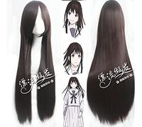 Alta Qualità 150 Cm / 59 "Parrucca Cosplay Del Fumetto Universale Di Halloween Lungo Rettilineo Noragami Bishamon Parrucche Cosplay Lunghe Bionde Capelli Taglia Unica Zf80-32 Iki Hiyori