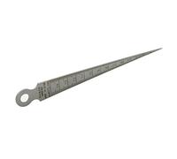 Alta qualità intervallo foro conico gauge metrica 1 - 15 mm in acciaio cuneo spessimetro strumento di misura per fori cilindrico, diametro di piccoli fori, carta etc