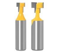 Alta Rouster Con Alta Durabilità Del Cutter Bit Cutter 2 Pezzi Set Per Legno E Artigianato Con Facile Da Sostituire 12 Shank Foro Router Set Bit