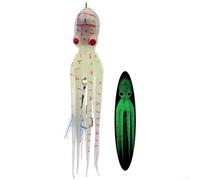 Alta simulazione TPE Squid Bait 20cm azione realistica | Materiale morbido e flessibile, design resistente agli strappi, uso ripetuto, mantiene l'elasticità, nuoto realistico