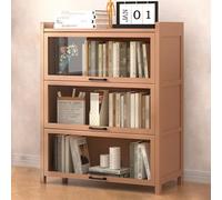 Alta trasparenza vetrina acrilica a 360 gradi antipolvere protezione multistrato colore marrone Dimensioni: 23,6 x 12,5 x 39,7 cm perfetto per oggetti da collezione e decorazione.