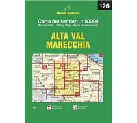 Alta Val Marecchia. Carta dei sentieri 1:50.000 Ediz. multilingue-Monti, Raffael