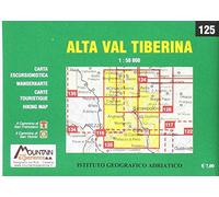 Alta Val Tiberina. Carta dei sentieri 1:50.000. Ediz. multilingue