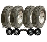 Alta velocità doppio asse rimorchio kit 5.00-10 da strada legale dischi mozzo