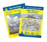 Alta via della Valle d'Aosta. Ediz. multilingue. Con carta 1:25.000 (Vol. 1)