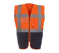 Alta Visibilit Riflettente Cerniera Intera Panciotto Autostrada Gilet