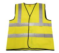 Alta Visibilità Gilet ( Sito E Strada Utilizzare) Giallo - M - Sealey 9804M
