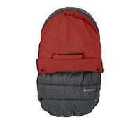 AltaBeBe AL2004P-79 Sacco Termico Invernale Per Seggiolino Da Auto, grigio scuro-rosso