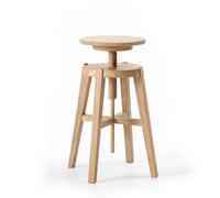 Altacorte Sgabello Move con struttura e seduta in legno