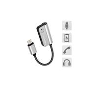 Altadif ALTLIGHTX2 cavo con cambio di genere 2 x Lightning Alluminio, Nero - Nouvo