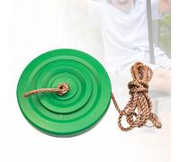 Altalena a disco per albero con corda, portatile, rotonda, per parco giochi,