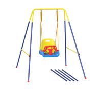 ALTALENA AIYAPLAY IT344-110V00MX - 128x155x157 cm, acciaio e PP, da 9 mesi a 8 anni, pieghevole