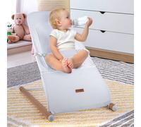 Altalena Bambino Babywippe Babywiege Legno Borsa Bianco Mesh Rivestimento