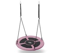 Altalena da bambina rotonda da 100 cm, rosa pink