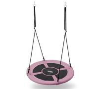 Altalena da bambina rotonda da 100 cm, rosa pink
