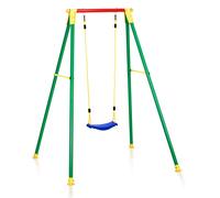 Altalena da Giardino 1 Posto 156x166x200 cm in Acciaio Kiko 1