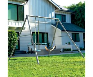 Altalena da giardino 2 giochi seggiolino e dondolo per bambini 3-10 anni INTEX 44122
