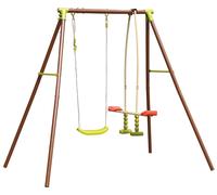 Altalena da Giardino 3 Posti 195x153x195 cm con Cavallina