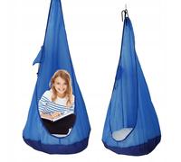 ALTALENA DA GIARDINO COCOON PER BAMBINI SEDIA SOSPESA PER CAMERA BLU