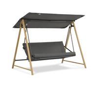 Altalena da giardino in metallo simil-legno Alicante Garden Point