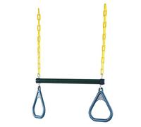 Altalena da giardino in plastica antiscivolo con sedile a dondolo per adulti e bambini, parco giochi all'aperto