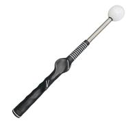Altalena da golf con feedback udibile, supporto retrattile per allenamento di correzione della postura, asta in metallo e impugnatura ergonomica, per allenamento in interni ed esterni, si estende fino