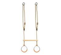 Altalena da palestra - Giocattolo per giochi interno ed esterno 2 in 1 | Barra trapezio sospesa senza trapano, altalena per l'equilibrio sensoriale nel cortile per alberi e telai delle porte, at