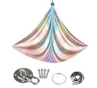 Altalena da yoga, sete per ginnastica, altalena sensoriale per adulti - Amaca fitness elastica portatile leggera per allenamento indoor e outdoor per bambini adulti