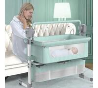 Altalena elettrica e buttafuori 3 in 1 per neonati | Sedia a dondolo portatile per neonati con lettore musicale | La migliore culla da comodino per neonati a bambini piccoli