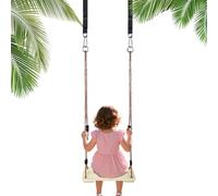 Altalena In Legno,Altalena in Legno per Bambini da Appendere ad Albero - Sedia Sensoriale Da Gioco Per Bambini Patio Portico Parco Giochi Giardino Asilo