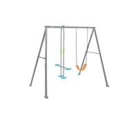 Intex 44122 Altalena Swing Set Grigia Seggiolino E Dondolo 249x249x203 Cm Bimbo