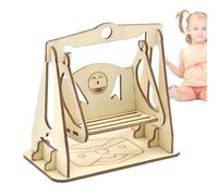 Altalena meccanica, Torre di altalena in legno,Kit di modelli meccanici Swing Ride | Kit di artigianato meccanico di novità educativa per ragazzi e ragazze adulti