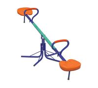 Outsunny Altalena a Bilico per Bambini 3-8 Anni in Acciaio e PP Multicolore