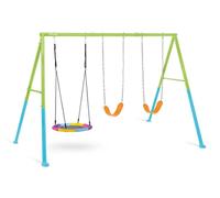 Altalena per 3 bambini con 3 posti annessi