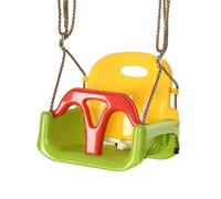 Altalena per Bambini 9-36 Mesi 42x33x120-180 cm in PP e PE con Corda