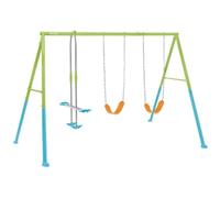 Intex 44121 Altalena Swing Set Colorata Due Seggiolini E Dondolo 343x249x203 Cm