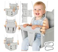 Altalena per bambini Malplay altalena per bambini in cotone cuscino cinghie 1...