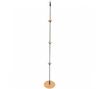 small foot piatto con corda Black Line, altalena da arrampicata per bambini e adulti, Colore Nero, 12406