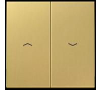 Altalena per tapparelle Jung ME2995PC - 2 scomparti, metallo, IP44, ottone cl...