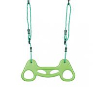 Altalena Trapezio con Corde in Plastica Verde