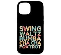 Altalena Valzer Rumba Cha Cha Foxtrot Retro Design Custodia per iPhone 15