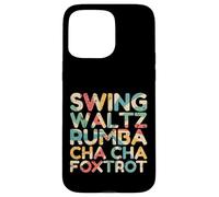 Altalena Valzer Rumba Cha Cha Foxtrot Retro Design Custodia per iPhone 15 Pro Max