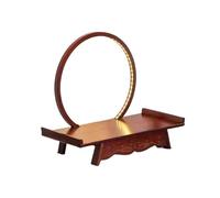 Altare Buddha da parete - Tavolo da meditazione zen cinese con luce Buddha santuario mensola perfetta per la decorazione della casa e la pratica spirituale