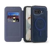 Altartar Custodia per Google Pixel 10, in pelle, magnetica, con 3 scomparti per carte di credito, antiurto, con supporto, pieghevole, magnetica, per Google Pixel 10, blu scuro