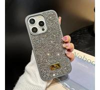 Altartar Custodia per iPhone 17 Pro Max con brillantini, in silicone, per iPhone 17 Pro Max Sparkle Diamante da donna, ultra sottile, protezione della fotocamera, cover di lusso per ragazze argentate